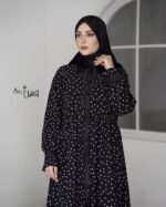 مانتوپیراهنی ساحل خالدار درشت